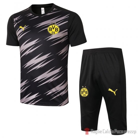 Tuta Da Track Borussia Dortmund Manica Corta 2020-21 Nero - Clicca l'immagine per chiudere