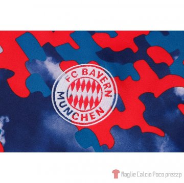 Tuta Da Track Felpa Bayern Munich 2021 Blu E Rosso