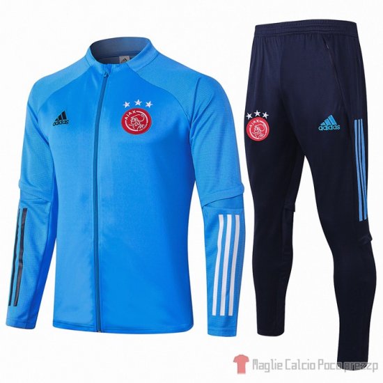 Tuta Da Track Giacca Ajax Bambino 2020-21 Blu - Clicca l'immagine per chiudere