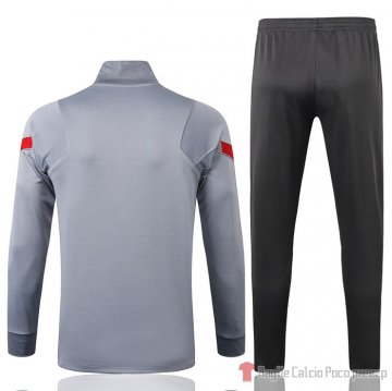 Tuta Da Track Giacca Liverpool 2020-21 Grigio