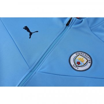 Tuta Da Track Giacca Manchester City 2022-2023 Blu