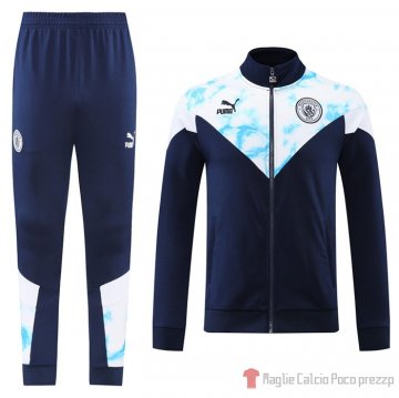 Tuta Da Track Giacca Manchester City 22-23 Blu