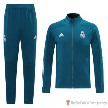 Tuta Da Track Giacca Real Madrid 2020-21 Blu Tuta Da Track Giacca Real Madrid 2020-21 Blu