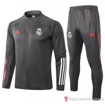 Tuta Da Track Giacca Real Madrid Bambino 20-21 Grigio Tuta Da Track Giacca Real Madrid Bambino 20-21 Grigio