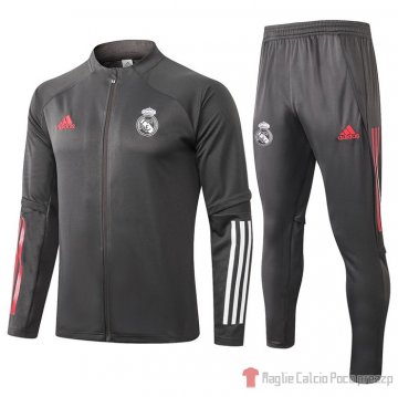 Tuta Da Track Giacca Real Madrid Bambino 20-21 Grigio