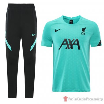Tuta Da Track Liverpool Manica Corta 21-22 Verde Tuta Da Track Liverpool Manica Corta 21-22 Verde