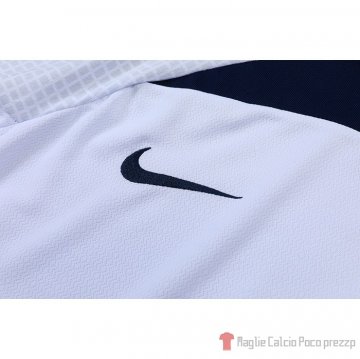 Tuta Da Track Paris Saint-germain Manica Corta 2022-23 Bianco - Pantalon Corto