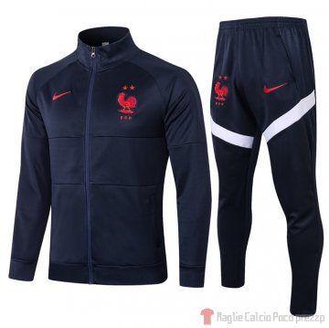 Tuta da Track Giacca Francia Bambino 2020/2021 Blu Tuta da Track Giacca Francia Bambino 2020/2021 Blu