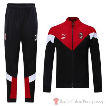 Tuta da Track Milan 2020/2021 Nero e Rosso Tuta da Track Milan 2020/2021 Nero e Rosso
