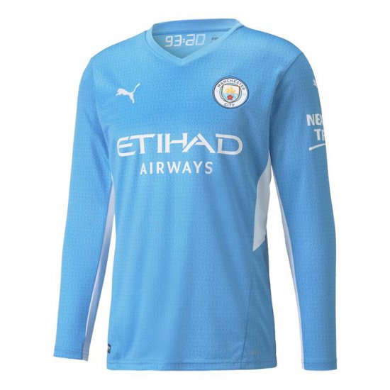 Maglia Manchester City Home Manica Lunga 21-22 - Clicca l'immagine per chiudere