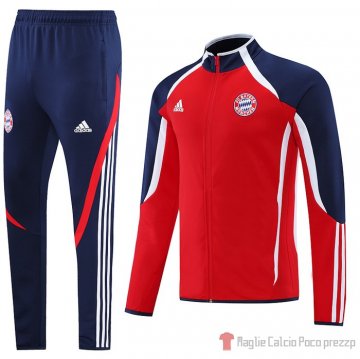 Tuta da Track Giacca Bayern Munich Teamgeist 21-22 Rojo