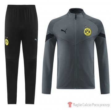 Tuta Giacca Borussia Dortmund 2022-2023 Gris