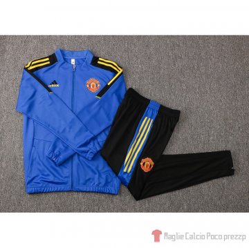 Tuta Giacca Manchester United 21-22 Azul