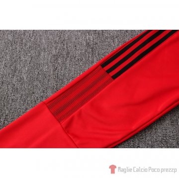 Tuta Giacca Manchester United 21-22 Rojo Y Negro