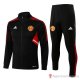 Giacca Tuta Manchester United 22-23 Negro Y Rojo