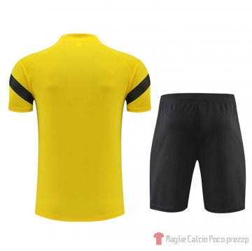 Chandal Del Borussia Dortmund Manica Corta 2022-2023 Amarillo - Pantalon Corto