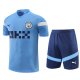 Chandal Del Manchester City Manica Corta 2022-23 Azul - Pantalon Corto