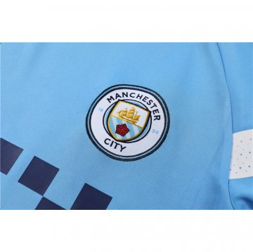 Chandal Del Manchester City Manica Corta 2022-23 Azul - Pantalon Corto