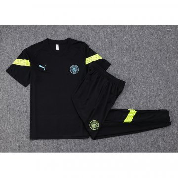 Chandal Del Manchester City Manica Corta 2022-23 Negro