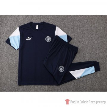 Tutal Manchester City Manica Corta 21-22 Azul