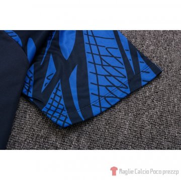 Tuta da track Paises Bajos Manica Corta 22-23 Azul - Pantalon Corto