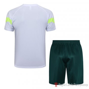 Tuta da Track Palmeiras Manica Corta 2023-24 Blanco - Pantalon Corto