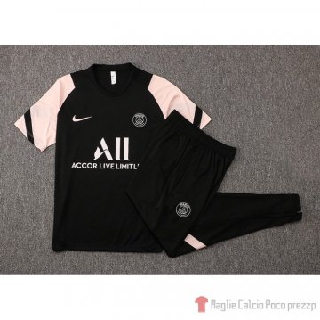 Tutal Paris Saint-germain Manica Corta 21-22 Negro Y Rosa