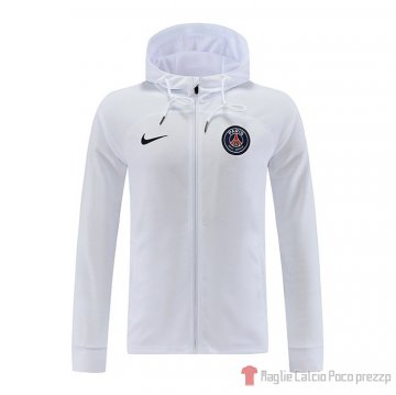 Chaqueta Con Capucha Del Paris Saint-germain 2022-23 Blanco