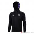 Giacca con cappuccio Real Madrid 22-23 Negro