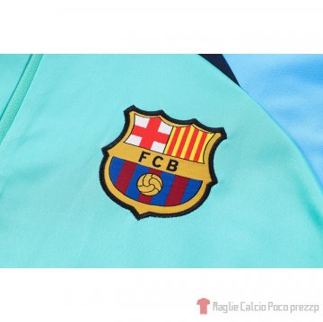 Felpa Della Tuta Barcellona Bambino 2022-23 Verde