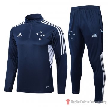 Felpa Della Tuta Cruzeiro 2022-23 Azul Felpa Della Tuta Cruzeiro 2022-23 Azul