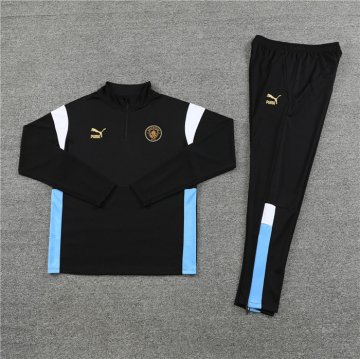 Felpa Della Tuta Manchester City Bambino 23-24 Negro