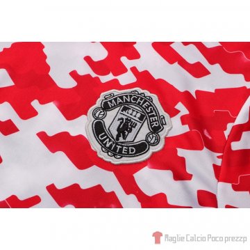 Tuta Da Track Felpa Manchester United 2021 Rojo Y Blanco