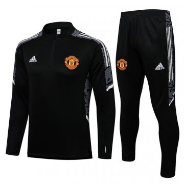 Tuta Da Track Felpa Manchester United Ucl Bambino 21-22 Negro Tuta Da Track Felpa Manchester United Ucl Bambino 21-22 Negro