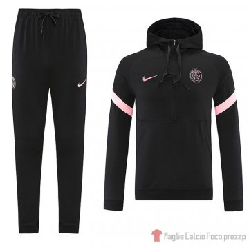 Felpa Della Tuta Paris Saint-germain 2021-22 Negro Y Rosa