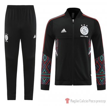 Giacca Della Tuta Ajax 2022-23 Negro Giacca Della Tuta Ajax 2022-23 Negro