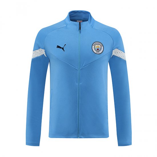 Giacca Manchester City 2022-2023 Blu - Clicca l'immagine per chiudere