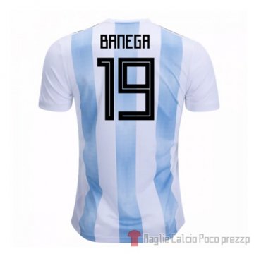 Maglia Argentina Giocatore Banega Home 2018 Maglia Argentina Giocatore Banega Home 2018