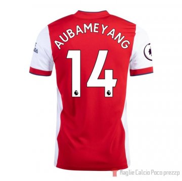 Maglia Arsenal Giocatore Aubameyang Home 21-22 Maglia Arsenal Giocatore Aubameyang Home 21-22