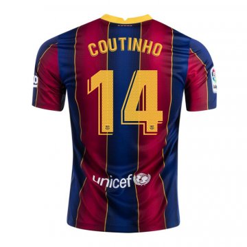 Maglia Barcellona Giocatore Coutinho Home 20-21 Maglia Barcellona Giocatore Coutinho Home 20-21