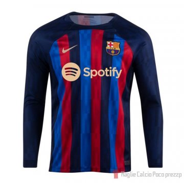 Maglia Barcellona Home Maniche Lunghe 22-23 Maglia Barcellona Home Maniche Lunghe 22-23