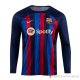 Maglia Barcellona Home Maniche Lunghe 22-23