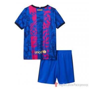 Maglia Barcellona Terza Bambino 21-22