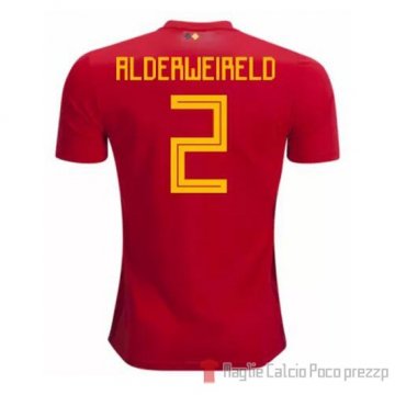 Maglia Belgio Giocatore Alderweireld Home 2018 Maglia Belgio Giocatore Alderweireld Home 2018