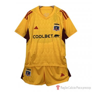 Maglia Colo-colo Portiere Bambino 2023 Amarillo Maglia Colo-colo Portiere Bambino 2023 Amarillo