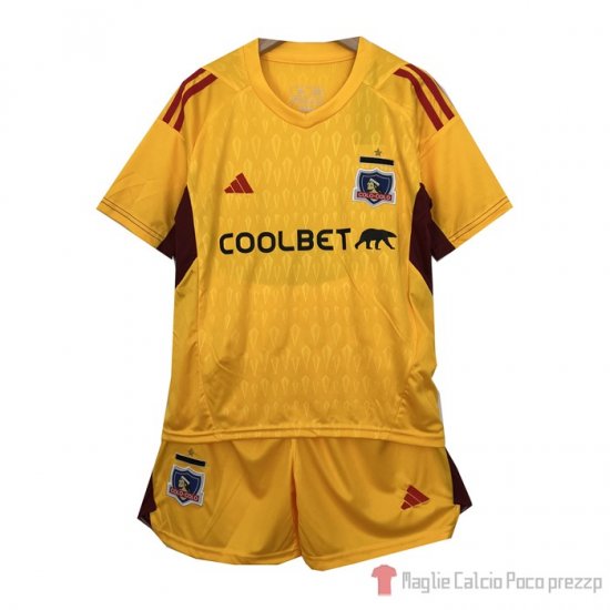 Maglia Colo-colo Portiere Bambino 2023 Amarillo - Clicca l'immagine per chiudere