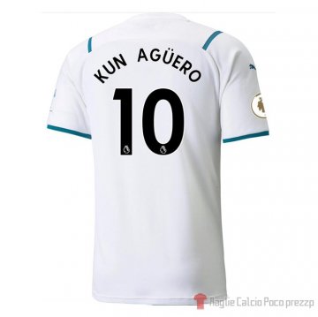 Maglia Manchester City Giocatore Kun Aguero Away 21-22 Maglia Manchester City Giocatore Kun Aguero Away 21-22