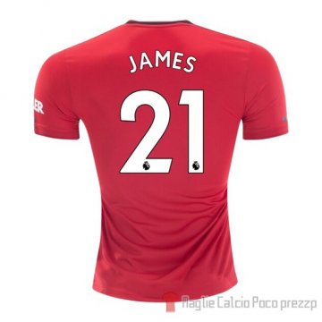 Maglia Manchester United Giocatore James Home 2019/2020 Maglia Manchester United Giocatore James Home 2019/2020