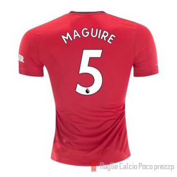 Maglia Manchester United Giocatore Maguire Home 2019/2020 Maglia Manchester United Giocatore Maguire Home 2019/2020