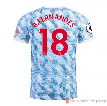 Maglia Manchester United Giocatore B.fernandes Away 21-22 Maglia Manchester United Giocatore B.fernandes Away 21-22